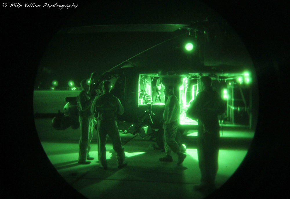 Seen Through A Pair Of Air Force Issued Night Vision Goggles 920th