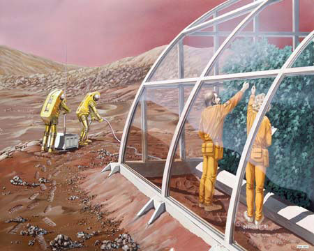A future Mars base? This could be a reality in the future.
