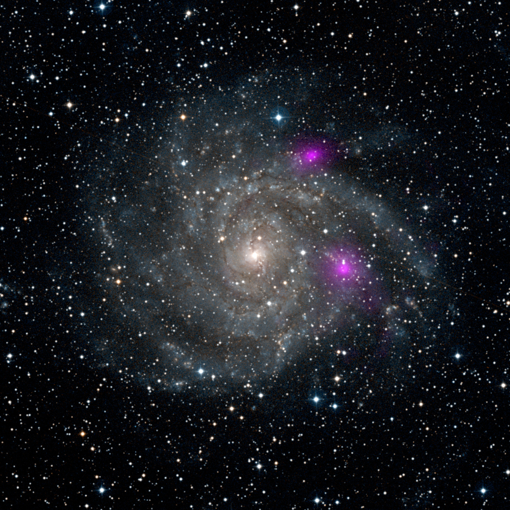 NASA image of spiral galaxy IC 342, also known as Caldwell 5 used by