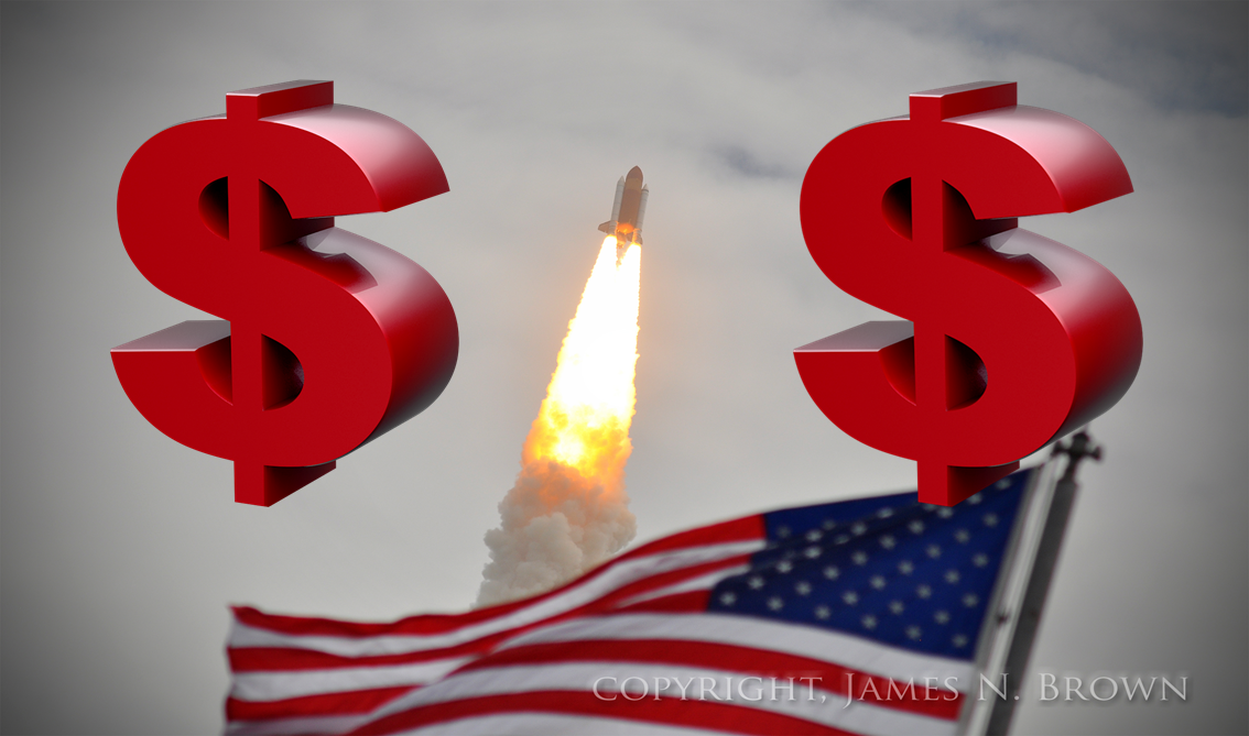 Americans keen on space exploration, less so on paying for it