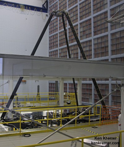 NASA Webb Telescope’s Mammoth Mirror Tripod Gets Tested in Action