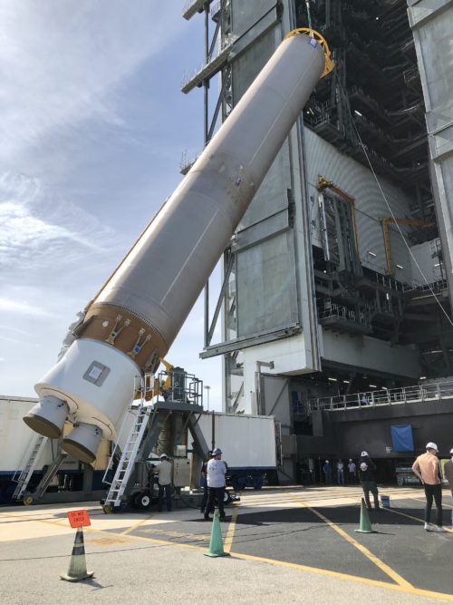 ULA Begins Stacking Atlas V For Boeing’s Starliner OFT-2 Launch, As ...